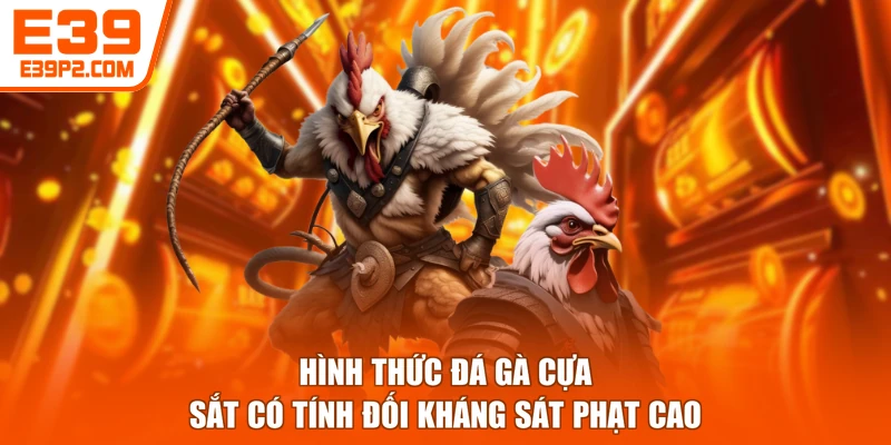 Hình thức đá gà cựa sắt có tính đối kháng sát phạt cao